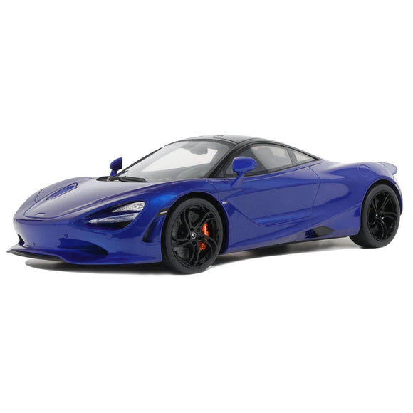 GT Spirit 1:18 Mclaren 750S Coupe Blue 2023 GT458 Model Car