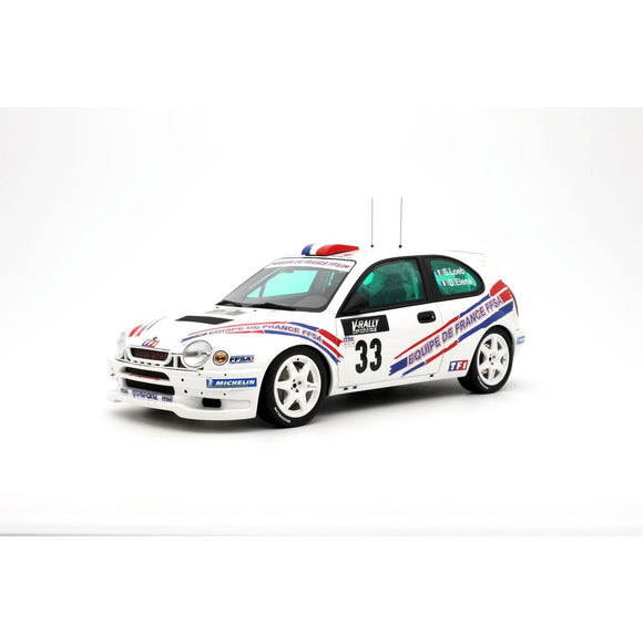 Ottomobile 1:18 Toyota Corolla WRC Tour De Corse 2000 White OT996