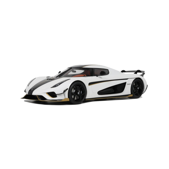 GT Spirit 1:18 Koenigsegg Regera Record White 2023 GT913 Model Car