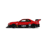 GT Spirit 1:18 Nissan Skyline R34 GT-R LB Super Silhouette Active Red 2020 GT570