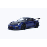 GT Spirit 1:18 Porsche 911 [991.2] GT3 RS WP Blue 2018 GT526 Model Car