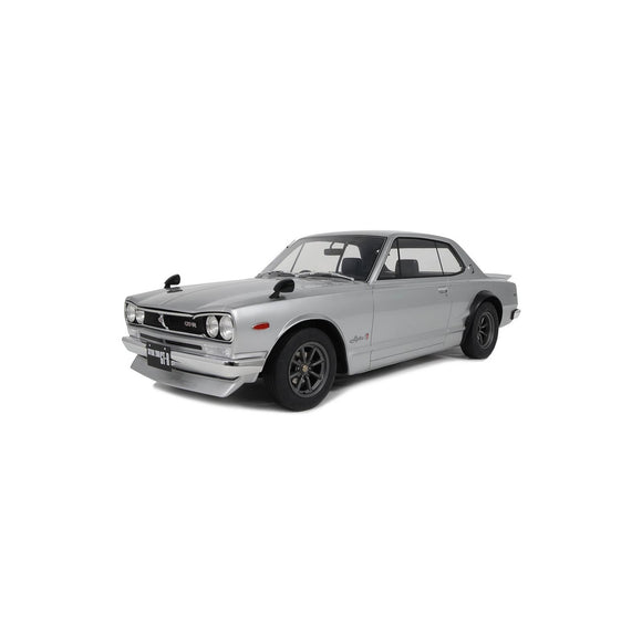 Ottomobile 1:12 Nissan Skyline 2000 GT-R (KPGC10) Silver 700 1971 G094 Model Car