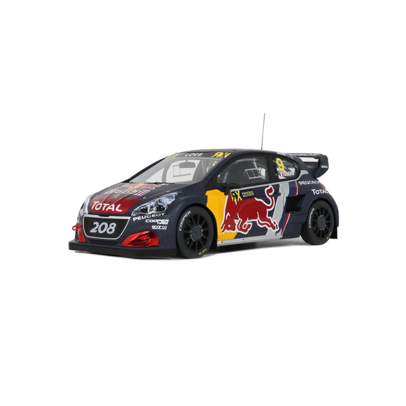 Ottomobile 1:18 Peugeot 208 WRX S.Loeb Belgium GP 2018 OT455 Model Car