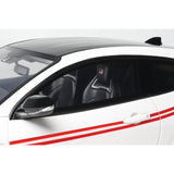 Ottomobile 1:18 Toyota GR Yaris TGR Italy Pure White 2024 OT1183 Model Car