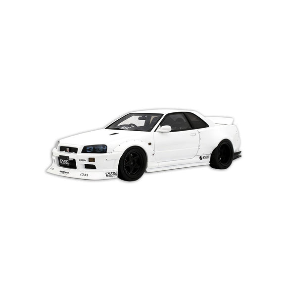 Ottomobile 1:18 Nissan Skyline GT-R R34 KRC Pearl White QX1 2019 OT1135 Model