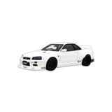 Ottomobile 1:18 Nissan Skyline GT-R R34 KRC Pearl White QX1 2019 OT1135 Model