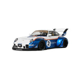 GT Spirit 1:18 Porsche RWB X Liberty Walk White 2023 GT530 Model Car