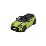 Ottomobile 1:18 Mini Cooper JCW Cabrio Zesty Yellow C5H 2021 OT1303 Model Car