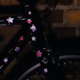 Reflective Stars Bicycle Stickers (35 Stickers)