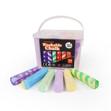 Jar Melo Washable Pavement Chalk - 24 Colours Kit with 2 Holders
