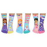 United OddSocks 6 Be A Princess Socks Gift Box UK 9-12 EUR 27-30