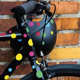 Multicoloured Circles Small Bicycle Stickers (100 stickers)