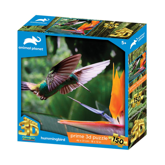 Humming Bird Puzzle Animal Planet Prime 3D Puzzles 150 Pieces Kids Jigsaw